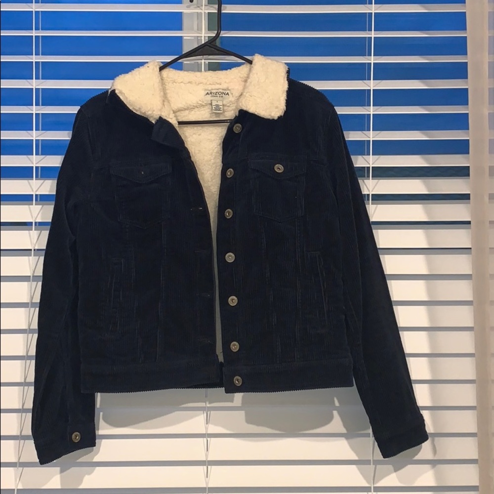 comfy fur denim jacket